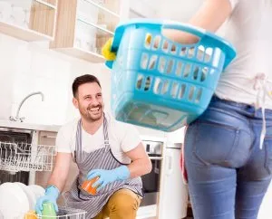 Doing chores doesn’t get you better sex with wife.